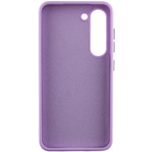 Кожаный чехол Bonbon Leather Metal Style для Samsung Galaxy S23+ – Сиреневый