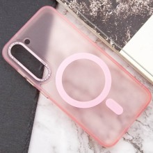 Чехол TPU Lyon frosted with MagSafe для Samsung Galaxy S23+ – Pink