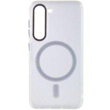 Чехол TPU Lyon frosted with MagSafe для Samsung Galaxy S23+ – White
