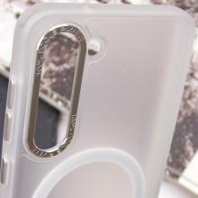 Чохол TPU Lyon frosted with MagSafe для Samsung Galaxy S23+ – White