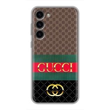 Чохли бренд ГУЧЧІ для Samsung Galaxy S23 Plus (Стиль GUCCI)