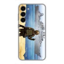 Чехол с принтом (Русский корабль...) для Самсунг С23 Плюс (AlphaPrint) – Русский корабль