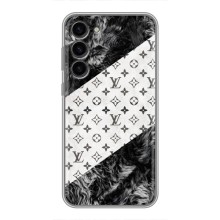 Чехол Стиль Louis Vuitton на Samsung Galaxy S23 Plus (LV на белом)