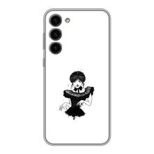 Чехлы Венсдей на Samsung Galaxy S23 Plus Уэнсдей (AlphaPrint) (танец Уэнздей)