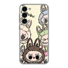 Чехол с Лабубу на Samsung Galaxy S23 Plus (Коллаж Лабубу)