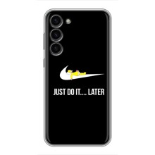 Чехол с логотипом Найк на Samsung Galaxy S23 Plus – Nike just do it