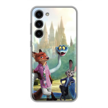 Чехол Зоотрополіс на Samsung Galaxy S23 Plus – Ник Джуди и змея