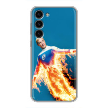 Чехол с принтом Фантастическая четверка для Samsung Galaxy S23 Plus – Человек-Факел