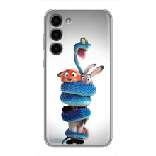 Силіконовий чохол з принтом Зоотрополіс для Samsung Galaxy S23 Plus – Змія Зоо