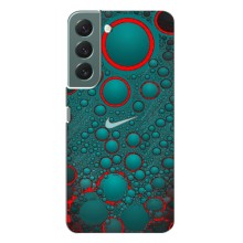 Силиконовый Чехол на Samsung Galaxy S23 Plus с картинкой Nike (Найк зеленый)