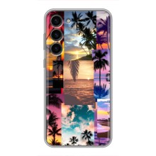 Силиконовый чехол с КАРТИНКАМИ лето для Samsung Galaxy S23 Plus (AlphaPrint) (Летний отпуск)