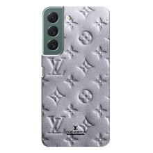 Текстурный Чехол Louis Vuitton для Самсунг Гелекси С23 Плюс (Белый ЛВ)