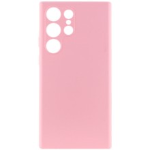 Чохол Silicone Cover Lakshmi Full Camera (AAA) для Samsung Galaxy S23 Ultra – Рожевий