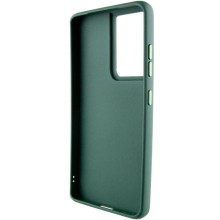 TPU чехол Bonbon Metal Style with MagSafe для Samsung Galaxy S23 Ultra – Зеленый