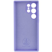 Чохол Silicone Cover Lakshmi Full Camera (AAA) для Samsung Galaxy S23 Ultra – Бузковий