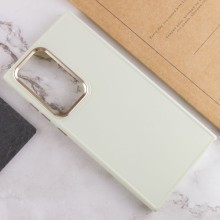 TPU чехол Bonbon Metal Style для Samsung Galaxy S23 Ultra – Белый