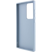 TPU чехол Bonbon Metal Style для Samsung Galaxy S23 Ultra – Голубой