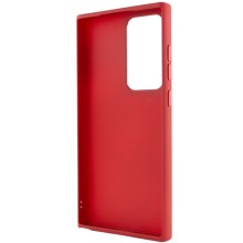 TPU чехол Bonbon Metal Style для Samsung Galaxy S23 Ultra – Красный