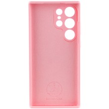 Чехол Silicone Cover Lakshmi Full Camera (AAA) для Samsung Galaxy S23 Ultra – Розовый