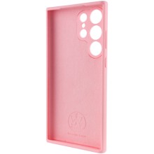 Чехол Silicone Cover Lakshmi Full Camera (AAA) для Samsung Galaxy S23 Ultra – Розовый