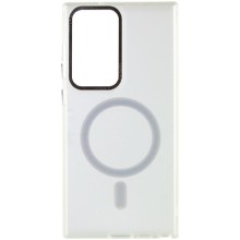 Чохол TPU Lyon frosted with MagSafe для Samsung Galaxy S23 Ultra – White