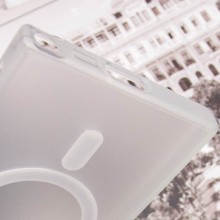 Чохол TPU Lyon frosted with MagSafe для Samsung Galaxy S23 Ultra – White