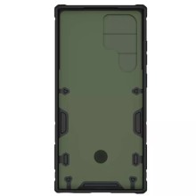 TPU+PC чохол Nillkin CamShield Armor Pro no logo (шторка на камеру) для Samsung Galaxy S23 Ultra – Зелений