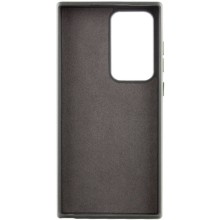 Шкіряний чохол Bonbon Leather Metal Style для Samsung Galaxy S23 Ultra – Зелений