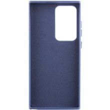 Шкіряний чохол Bonbon Leather Metal Style для Samsung Galaxy S23 Ultra – Синій