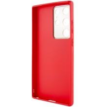Кожаный чехол Xshield для Samsung Galaxy S23 Ultra – Красный