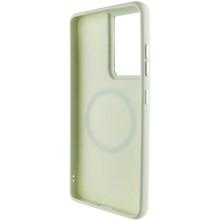TPU чехол Bonbon Metal Style with MagSafe для Samsung Galaxy S23 Ultra – Белый