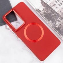 TPU чехол Bonbon Metal Style with MagSafe для Samsung Galaxy S23 Ultra – Красный