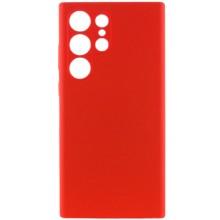 Чехол Silicone Cover Lakshmi Full Camera (AAA) для Samsung Galaxy S23 Ultra – Красный