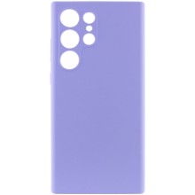 Чехол Silicone Cover Lakshmi Full Camera (AAA) для Samsung Galaxy S23 Ultra – Сиреневый