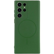 Чехол Silicone Cover Lakshmi Full Camera (AA) with MagFit для Samsung Galaxy S23 Ultra – Зеленый