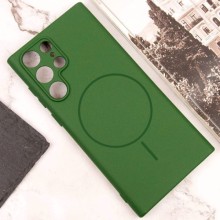 Чехол Silicone Cover Lakshmi Full Camera (AA) with MagFit для Samsung Galaxy S23 Ultra – Зеленый