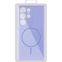 Чехол Silicone Cover Lakshmi Full Camera (AA) with MagFit для Samsung Galaxy S23 Ultra – Сиреневый