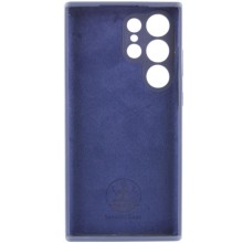 Чохол Silicone Cover Lakshmi Full Camera (AAA) для Samsung Galaxy S23 Ultra – Темно-синій