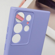 Чохол Silicone Cover Lakshmi Full Camera (AA) для Samsung Galaxy S23 Ultra – Бузковий