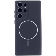 Чохол Silicone Cover Lakshmi Full Camera (AA) with MagFit для Samsung Galaxy S23 Ultra – Темно-синій