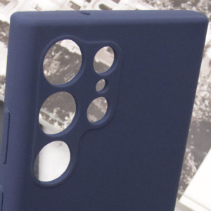 Чохол Silicone Cover Lakshmi Full Camera (AAA) with Logo для Samsung Galaxy S23 Ultra