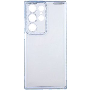 Чехол TPU Starfall Clear для Samsung Galaxy S23 Ultra – Голубой