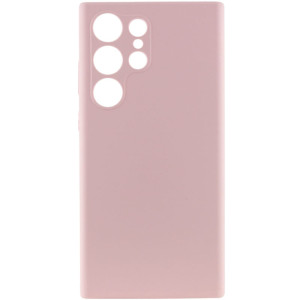 Чехол Silicone Cover Lakshmi Full Camera (AAA) для Samsung Galaxy S23 Ultra (Розовый)