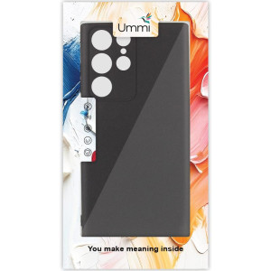 Чехол Silicone Cover Ummi Lakshmi Full Camera (AA) для Samsung Galaxy S23 Ultra – Черный