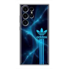 Чохли Адидас для Samsung Galaxy S23 Ultra (AlphaPrint) (Синій Адідас)