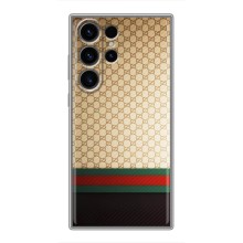 Чехлы Бренд GUCCI для Samsung Galaxy S23 Ultra (Фон Гуччи)