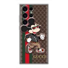 Чохли  GUCCI для Самсунг Галаксі S23 Ультра (AlphaPrint) (Маус Гуччі)