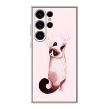 Чохол на Самсунг Галаксі S23 Ультра з Котиками (VPrint) – Котик падає