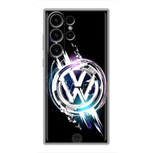 Чохол "Фольксваген" для Samsung Galaxy S23 Ultra (Volkswagen на чорному)