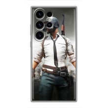 Силиконовый чехол с картинкой "Герой Pubg" на Samsung Galaxy S23 Ultra – Пабг